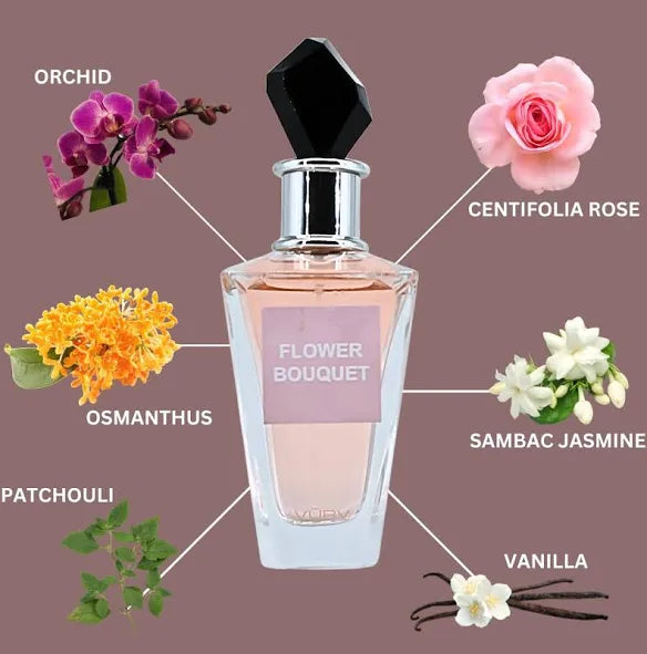 Flower Bouquet Eau de Parfum Spray 100ml by Vurv