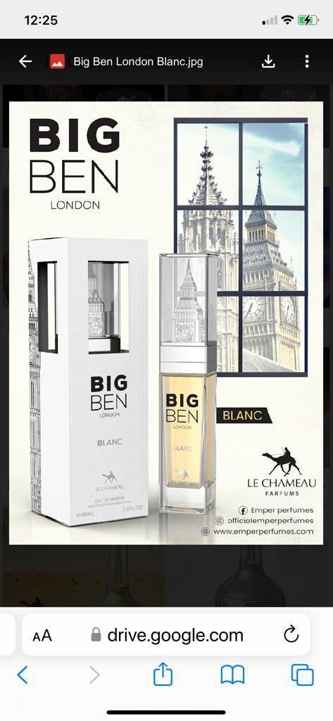 BIG BEN LONDON BLANC▫️