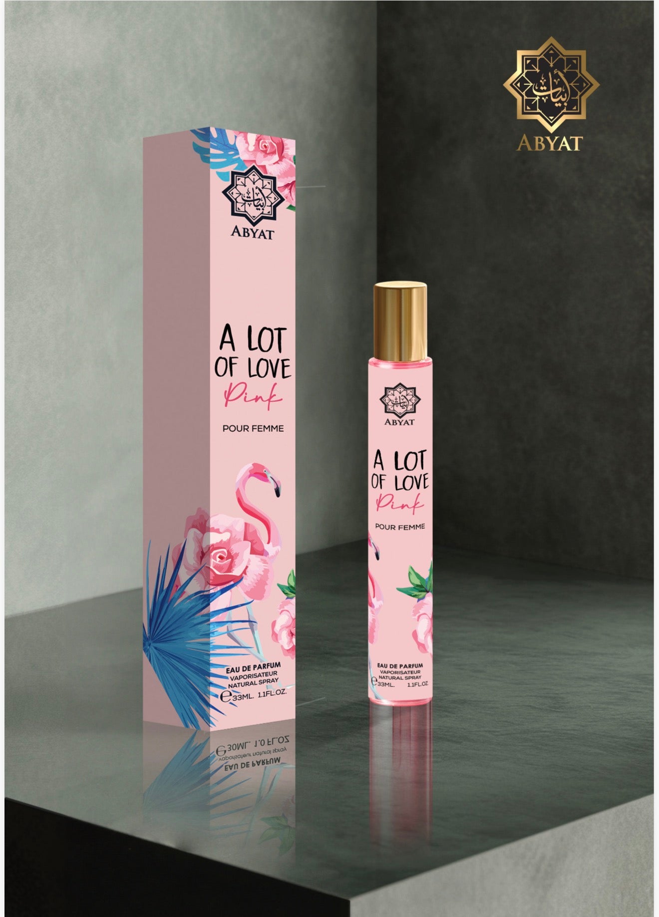 A lot of love pink 33 ml ( 24 pcs)