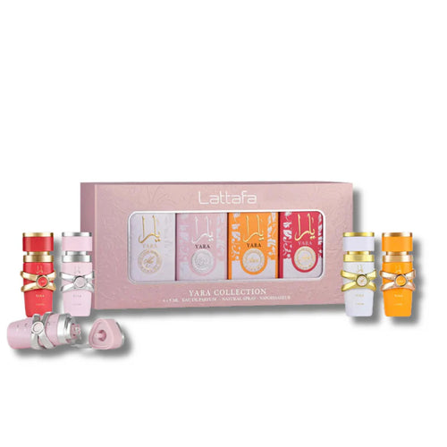 LATTAFA YARA MINI COLLECTION YARA, MOI, TOUS, CANDY 4X5ML EAU DE PARFUM FOR WOMEN