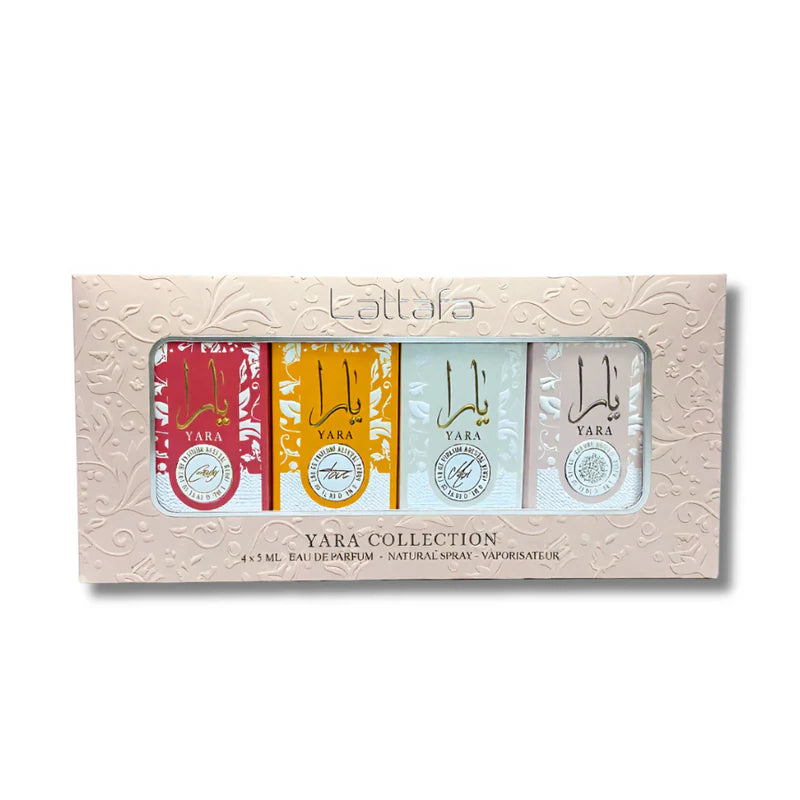 LATTAFA YARA MINI COLLECTION YARA, MOI, TOUS, CANDY 4X5ML EAU DE PARFUM FOR WOMEN