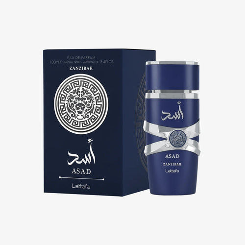 Asad Zanzibar Lattafa Perfumes 3.4oz mens