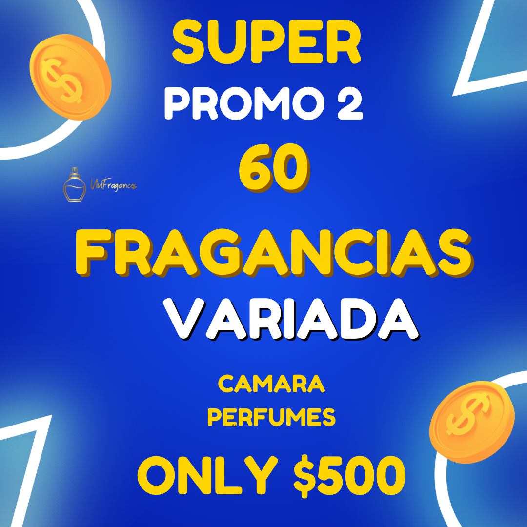 Promo 60 Fragancias x $500 By Camara Perfumes