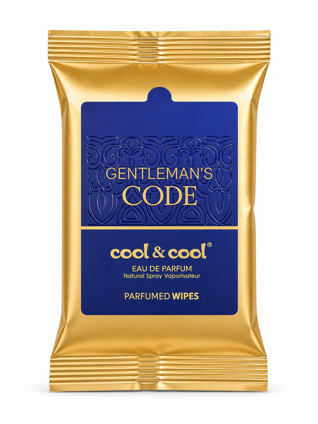 PERFUMED WIPES GENTLEMANS CODE 12 UNIDADES