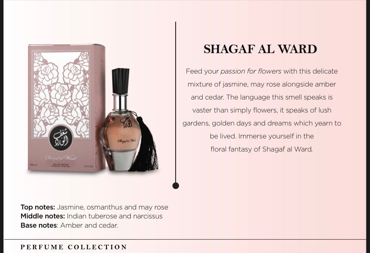 SHAGAF AL WARD ( FLORAL SUAVE, VIOLETAS DULCE )