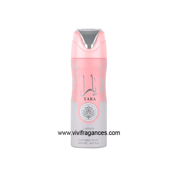 BODY SPRAY YARA LATTAFA 200ml ( 12 UNIDADES )